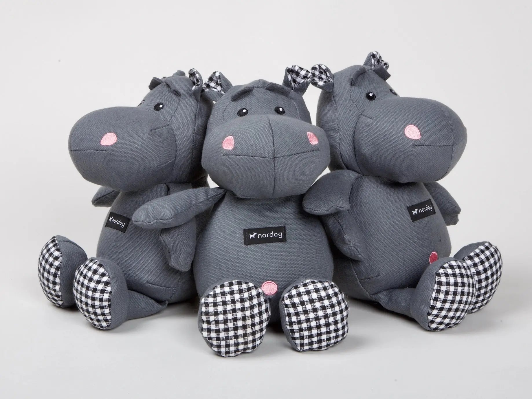 Jouet d’occupation Henny L'Hippo Gris - Nordog Biscuit Rex