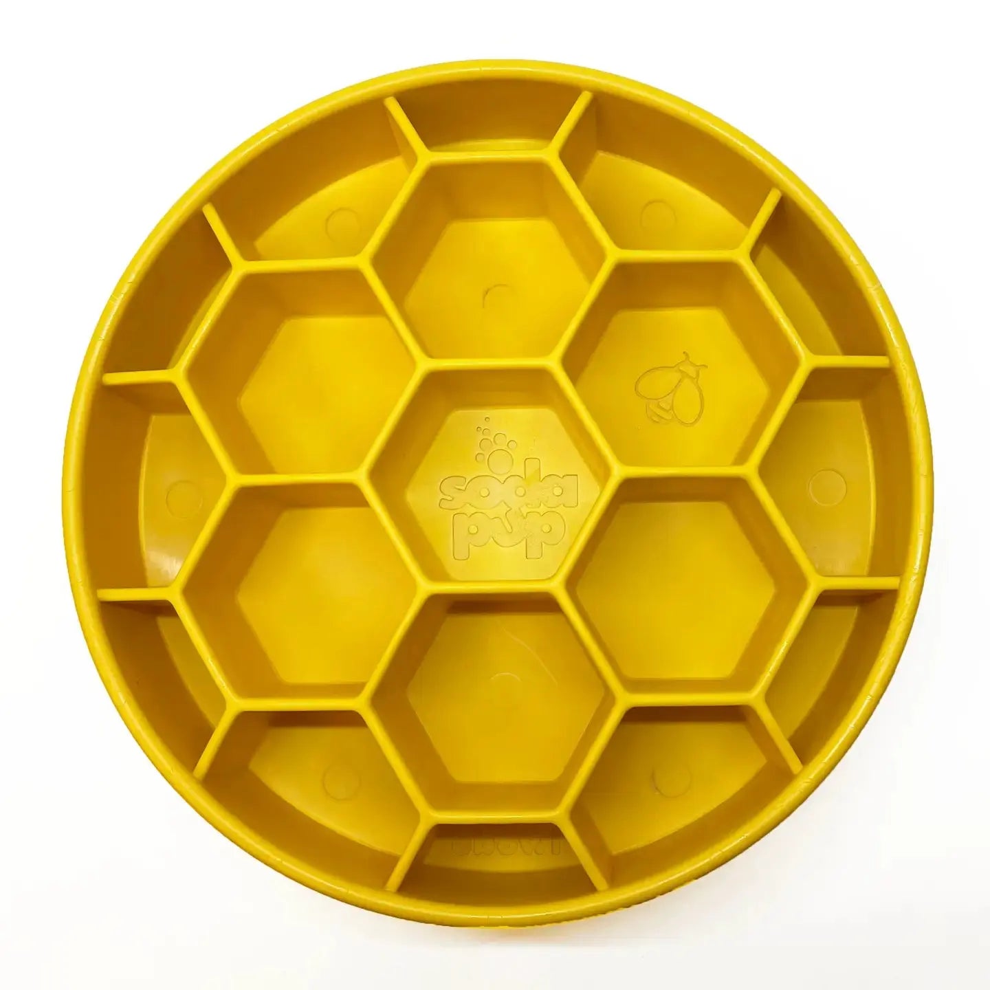 Honeycomb Design eBowl Enrichment Slow Feeder Bowl pour chiens Biscuit Rex