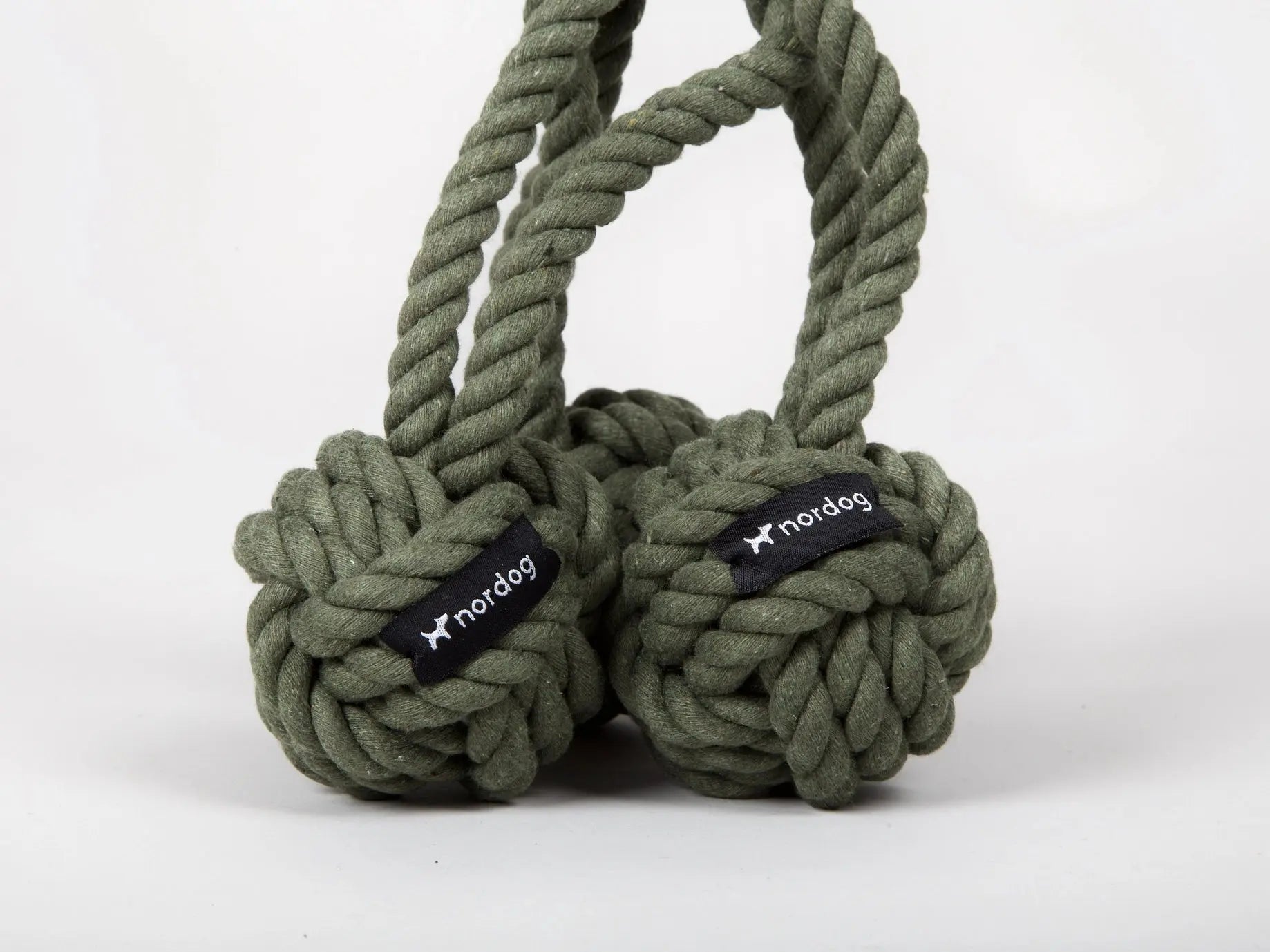 Jouet en Corde Original Olive pour chien - Nordog Biscuit Rex