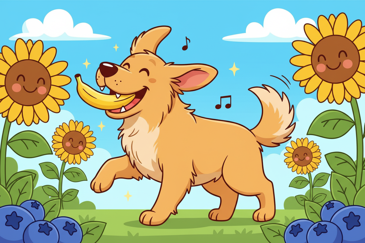 Chien et Banane