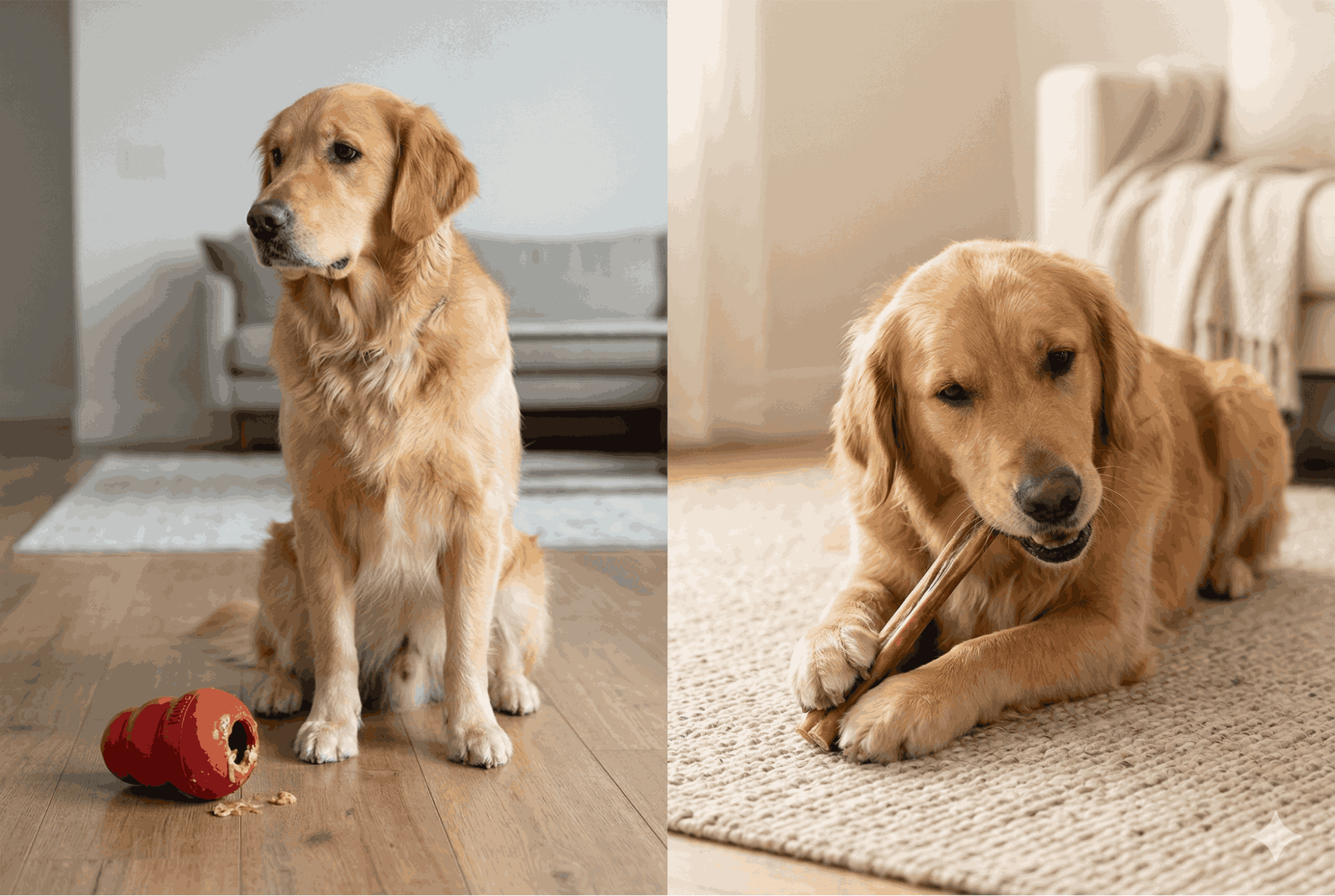 Mastication Naturelle vs Jouets à Remplir : Laquelle Offre la Meilleure Stimulation Canine ?