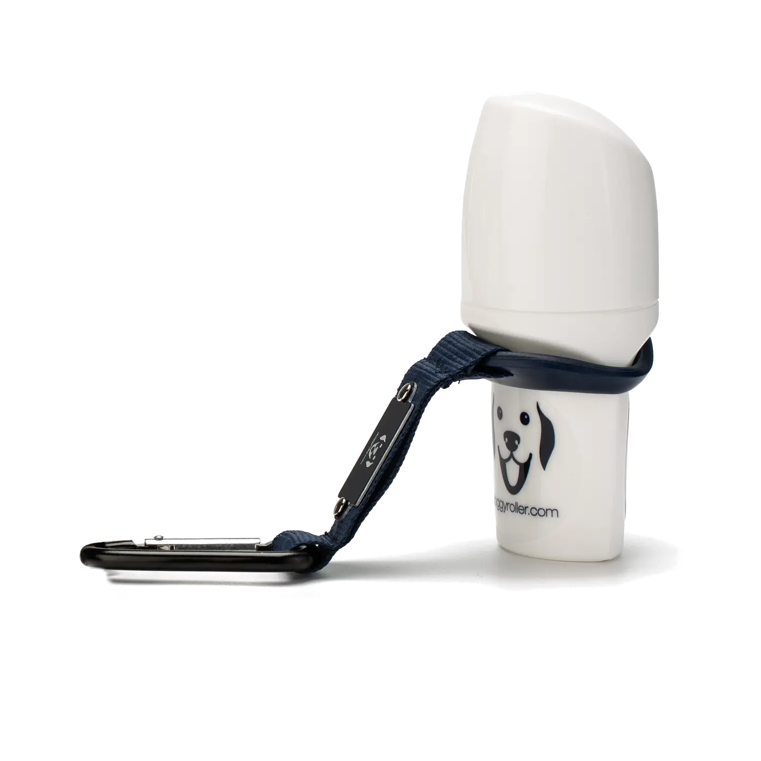 DOGGY ROLLER avec porte-mousqueton rose - pratique et portable Biscuit Rex