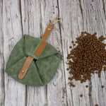 Bol de voyage en toile cirée - Vert -  The Dapper Dog Club Biscuit Rex