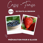 Glace pour chien Cassis et Fraise - Crocandiz Biscuit Rex