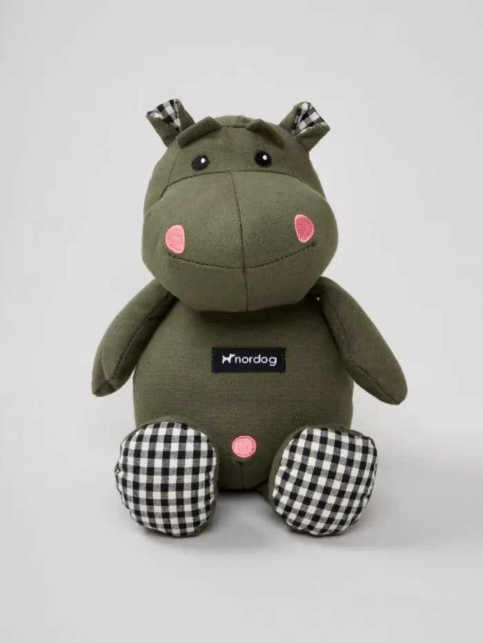 Jouet d’occupation Henny l'hippopotame Olive - Nordog Biscuit Rex