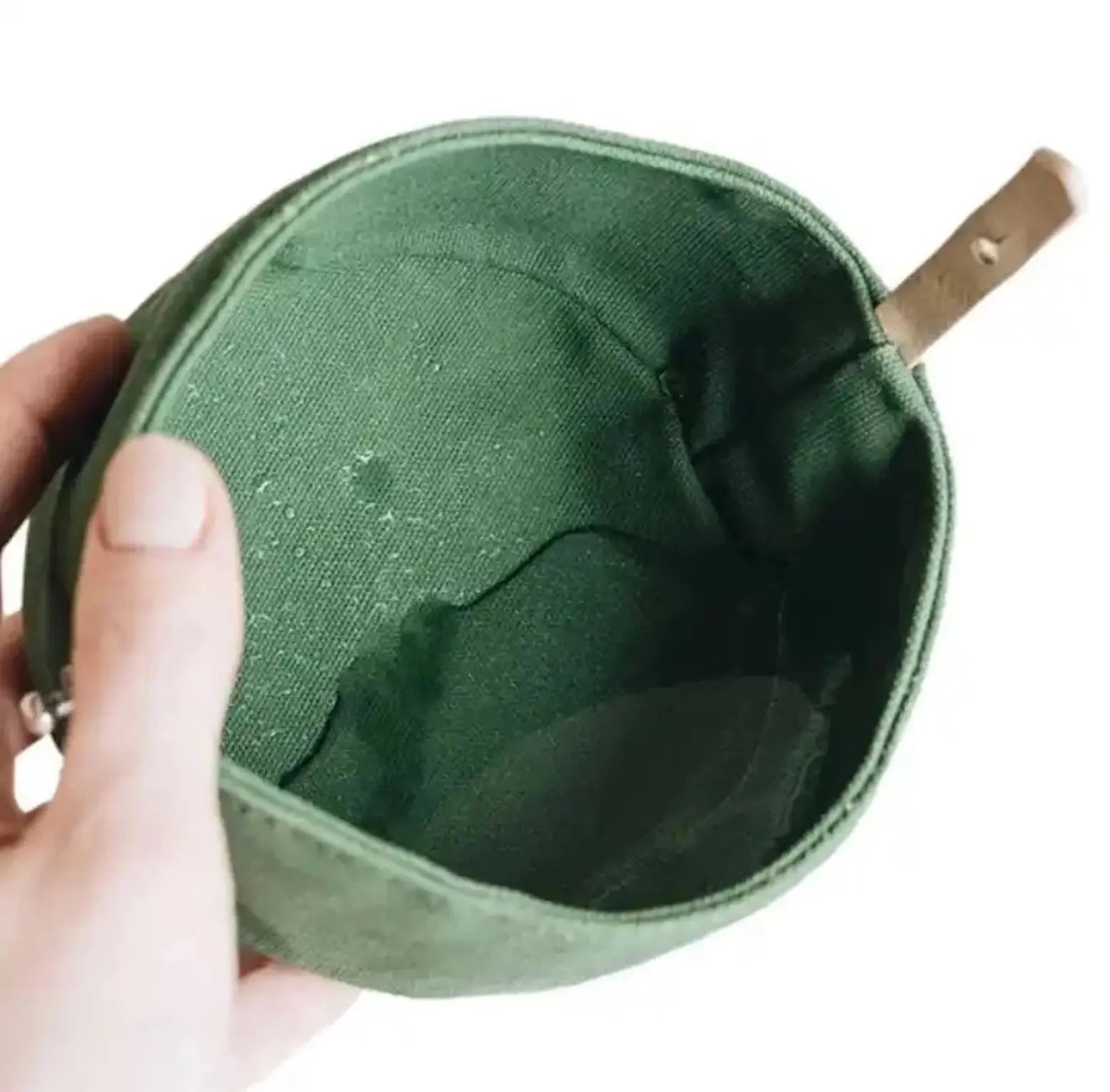 Bol de voyage en toile cirée - Vert -  The Dapper Dog Club Biscuit Rex