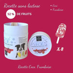 Glace pour chien Coco et Framboise - Crocandiz Biscuit Rex