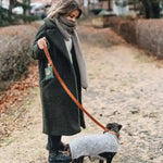 Porte-sac à caca en toile cirée - gris -  The Dapper Dog Club Biscuit Rex