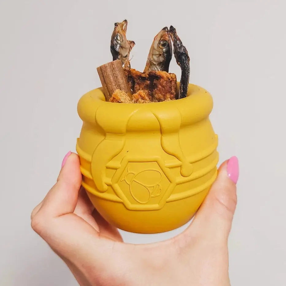 Grand distributeur de friandises en pot de miel PUP-X Biscuit Rex