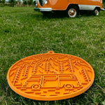 Tapis à lécher Camp Meat Enrichment avec ventouses Biscuit Rex