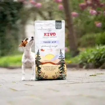 Croquettes poulet frais, pressé à froid, sans gluten pour chiot - Kivo Biscuit Rex