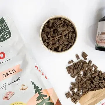 Croquettes au Saumon Frais, Pressées à Froid, Sans Céréales - Kivo Biscuit Rex