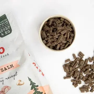Croquettes au Saumon Frais, Pressées à Froid, Sans Céréales - Kivo Biscuit Rex