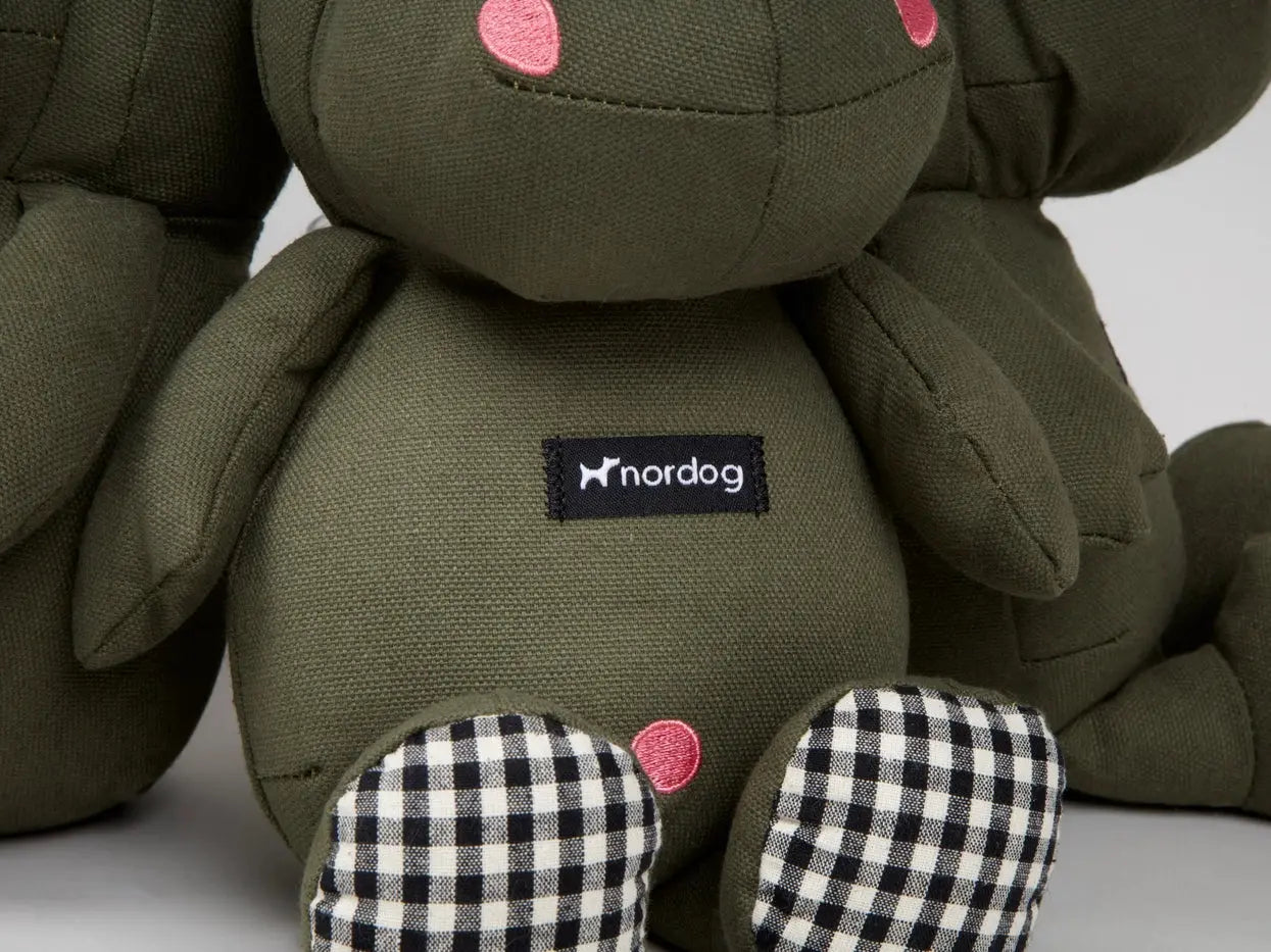 Jouet d’occupation Henny l'hippopotame Olive - Nordog Biscuit Rex
